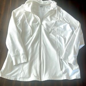 White jacket size 1X